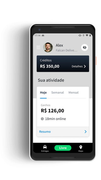 App-Entregador-Perfil